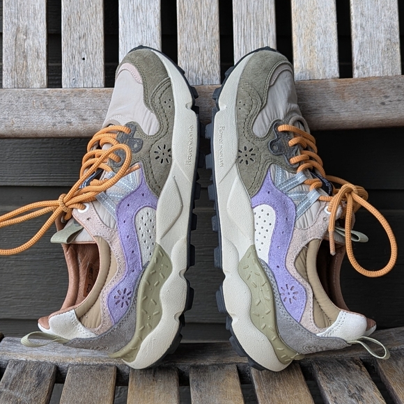 Flower Mountain Yamano 3 Uni Sneakers Rocky / Lilac Violet Women's US 7 - Picture 6 of 12